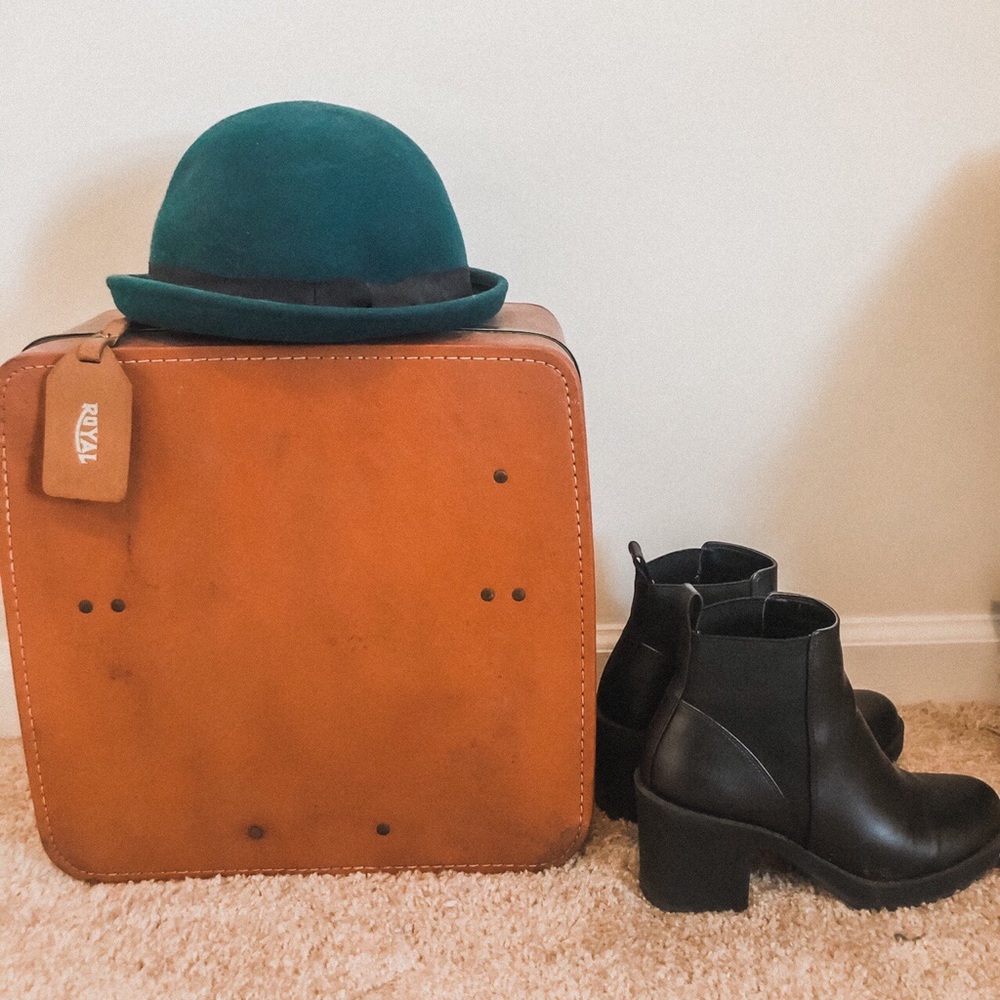 Retro Emerald Green Hat